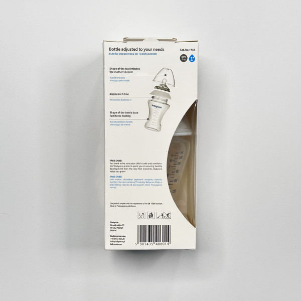 Пляшечка для годування BabyOno  Natural Nursing 260 мл