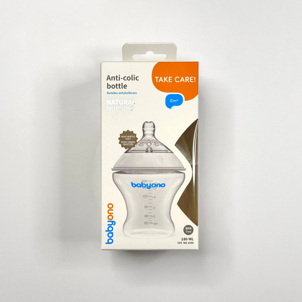 Пляшечка для годування BabyOno  Natural Nursing 180 мл