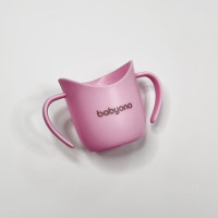 Тренувальна чашка з ручками Babyono рожева