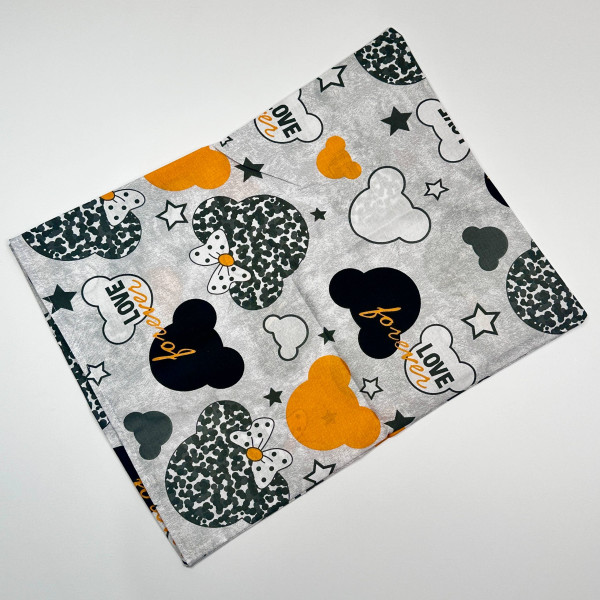 Дитяча бавовняна постіль Сіра з Міккі