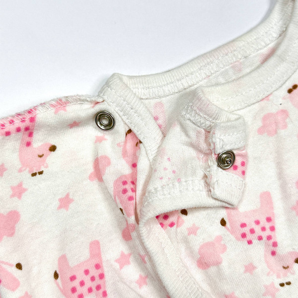 Дитяча розпашонка для немовлят Рожеві жирафки 62р