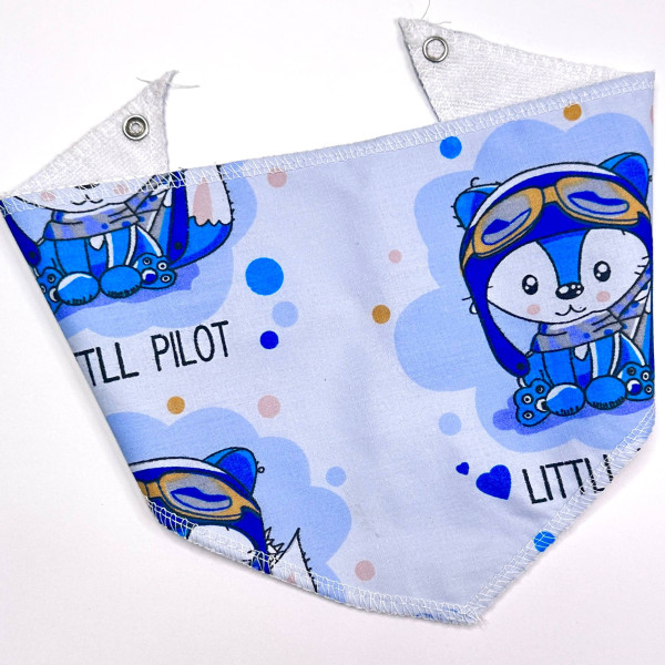 Непромокаючий слинявчик Littll Pilot