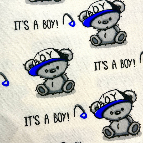 Пелюшка байкова (фланелева) Ведмедик Boy