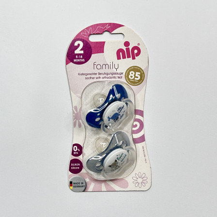 Пустушки латексні Nip Family 5- 18 міс хлопчик