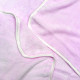 Рушник- кутик для купання мікрофібра бузковий Зайчик