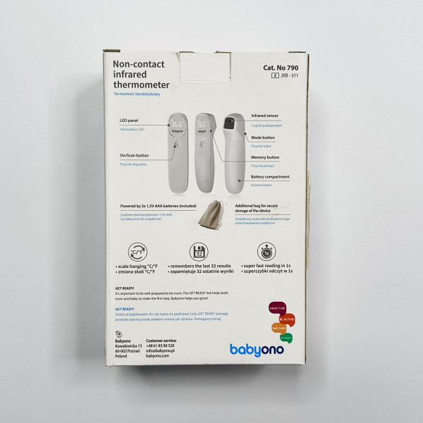 Безконтактний термометр Babyono