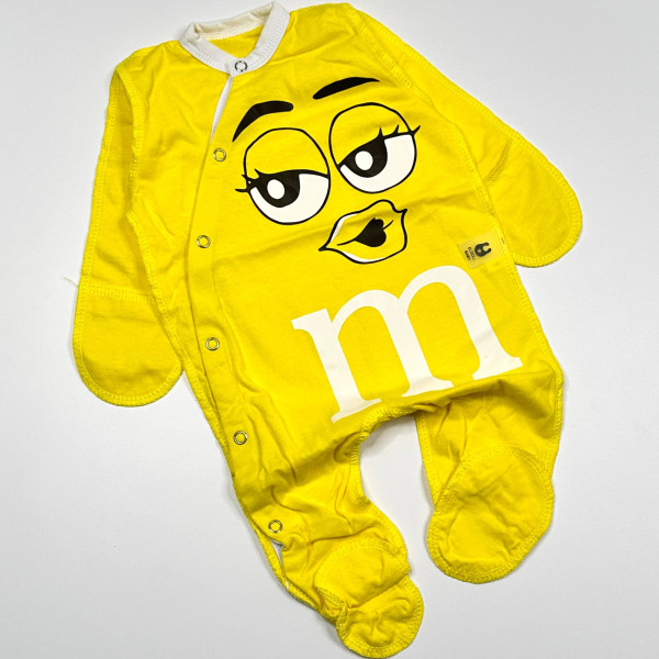 Чоловічок m&m’s Жовтий Губки 56р-74р