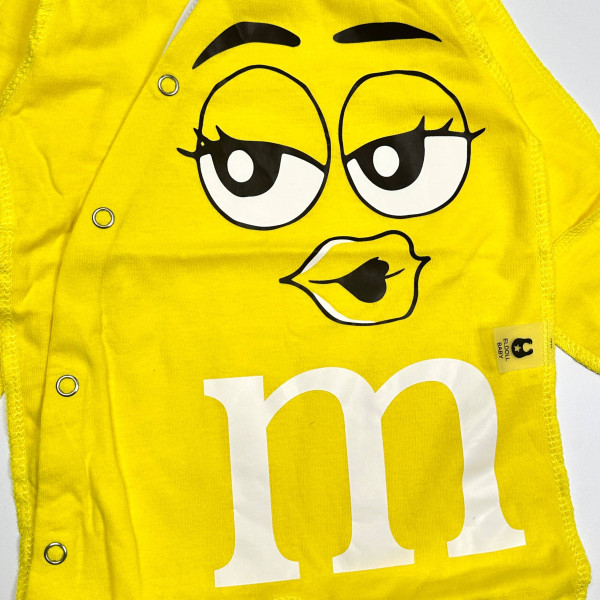 Чоловічок m&m’s Жовтий Губки 56р-74р